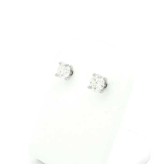 0.40ct Natural Diamond Stud Earrings (GIA Certified)