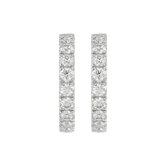 14K White Gold, angled view