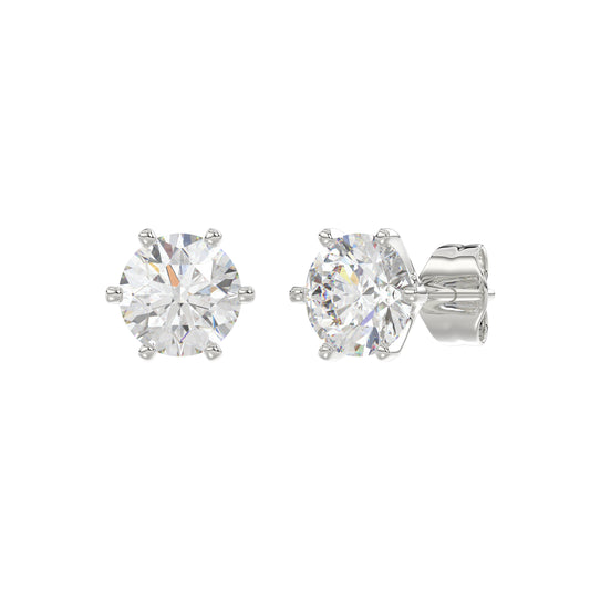 14K White Gold, angled view