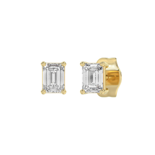 14K Yellow Gold, angled view