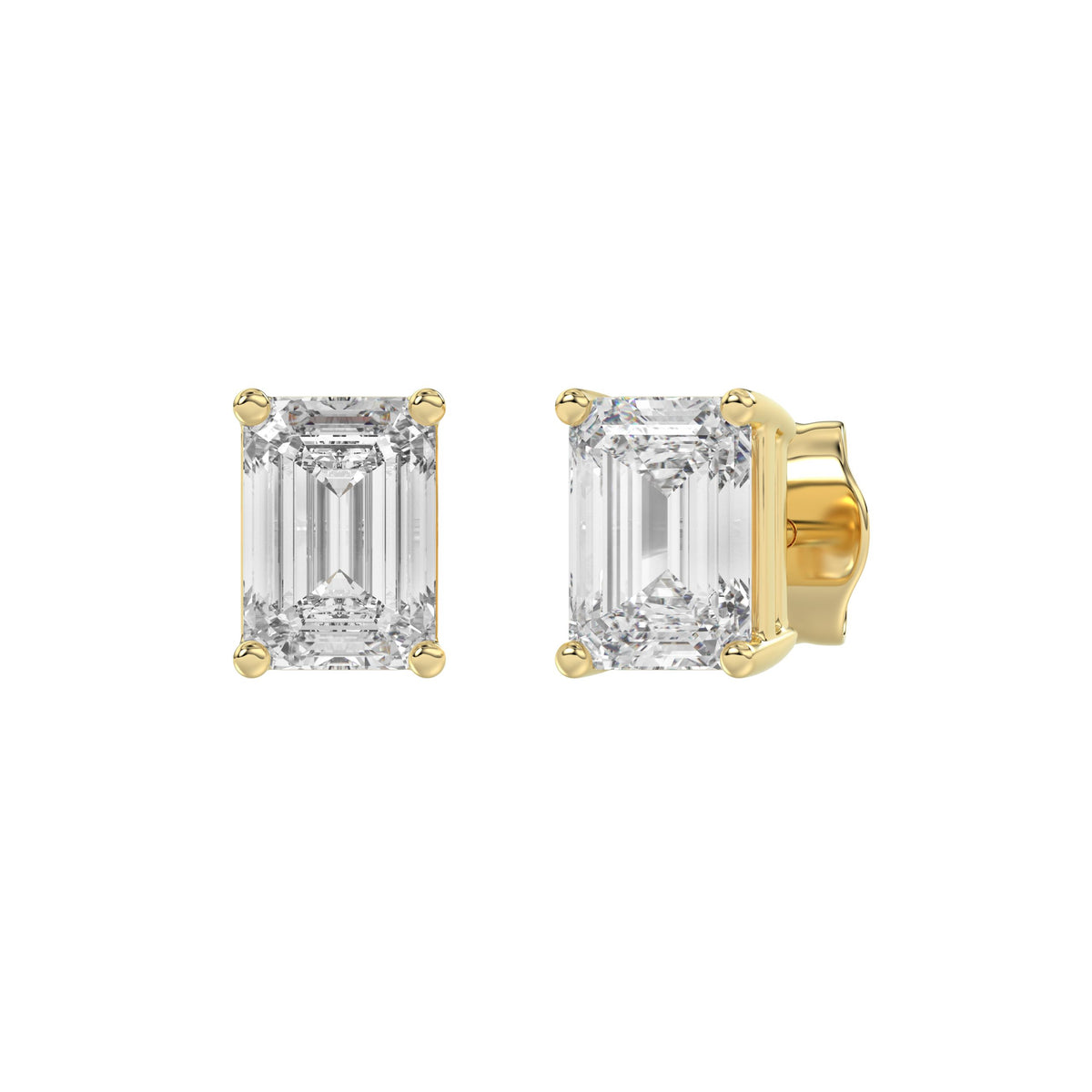 14K Yellow Gold, angled view