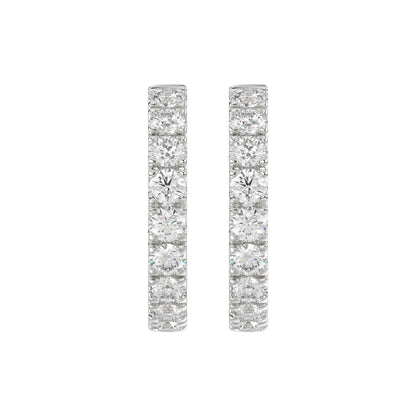 14K White Gold, angled view