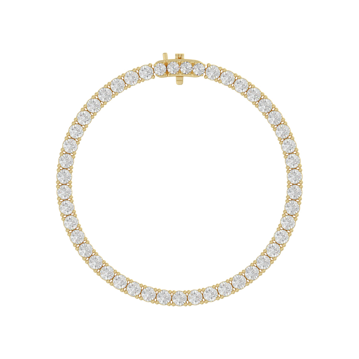 18K Yellow Gold, angled view