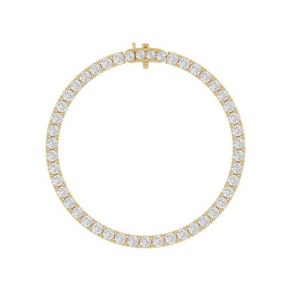 18K Yellow Gold, angled view