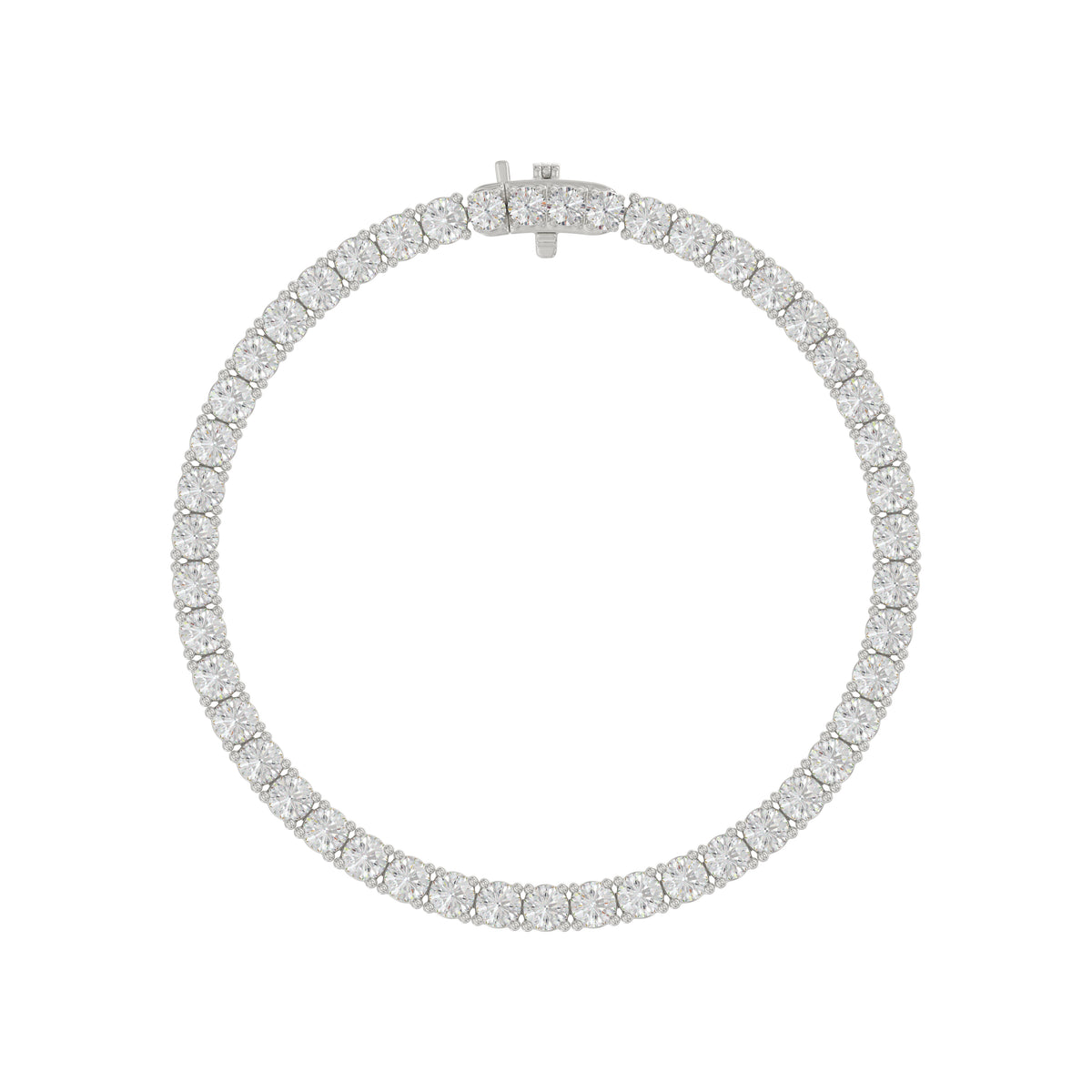 18K White Gold, angled view