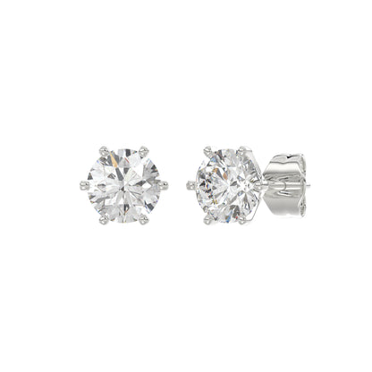 18K White Gold, angled view
