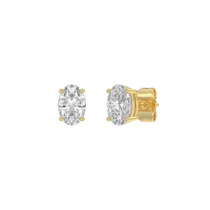 14K Yellow Gold, angled view