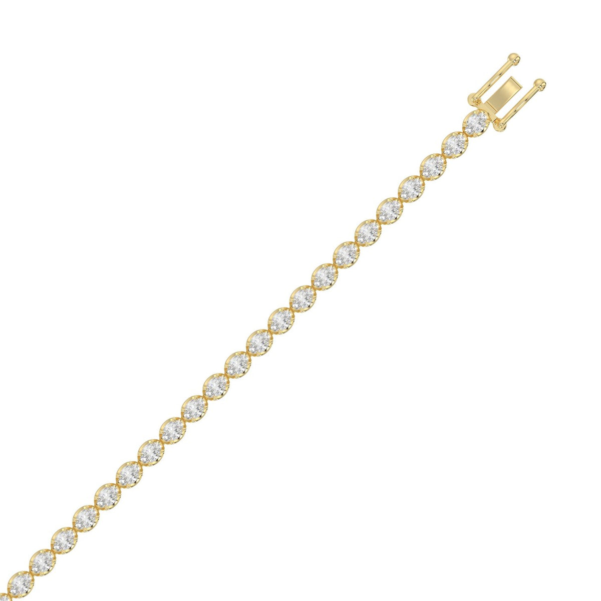 14K Yellow Gold, top view