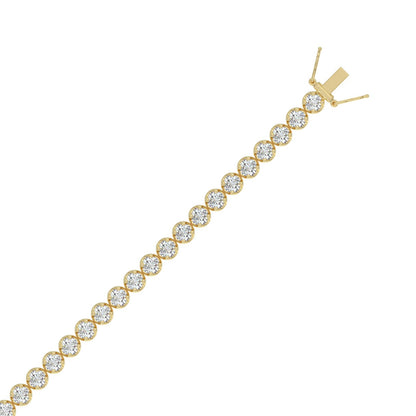 9K Yellow Gold, top view