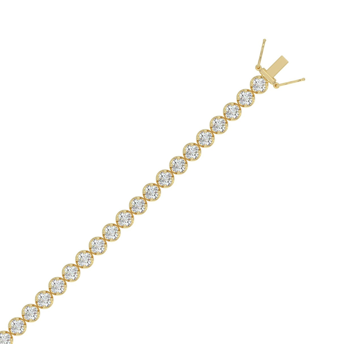 14K Yellow Gold, top view