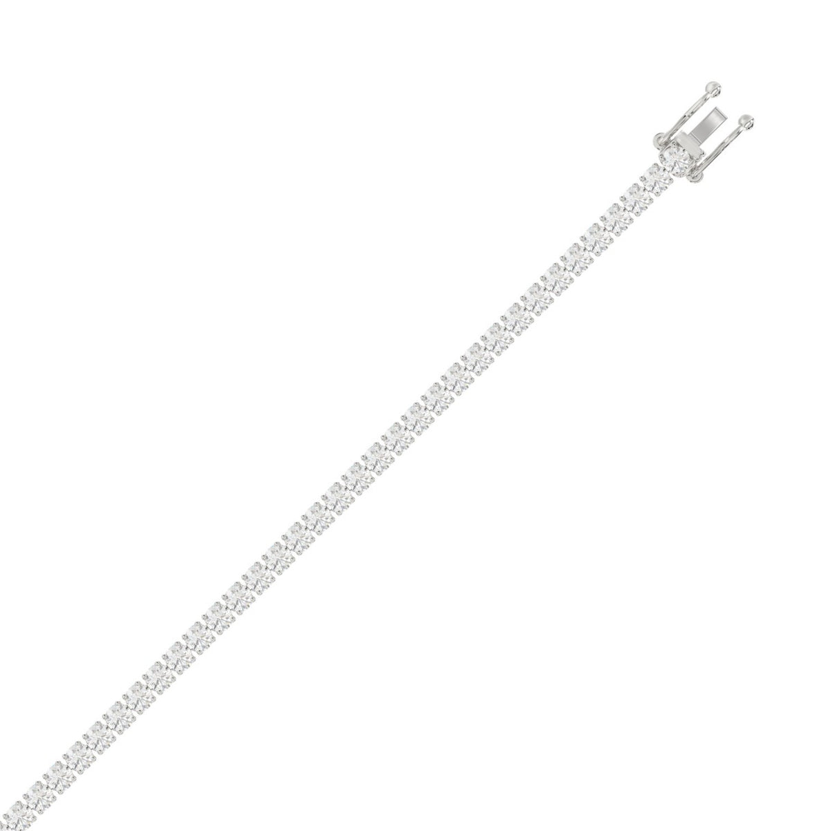 18K White Gold, top view
