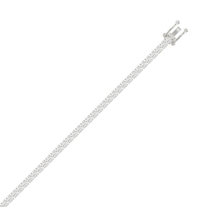 18K White Gold, top view