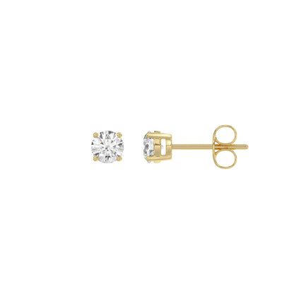 18K Yellow Gold, flat view