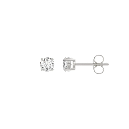 18K White Gold, flat view