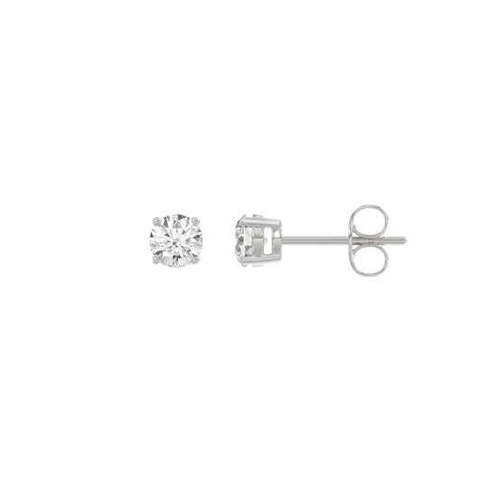 18K White Gold, flat view