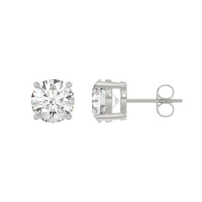 18K White Gold, flat view