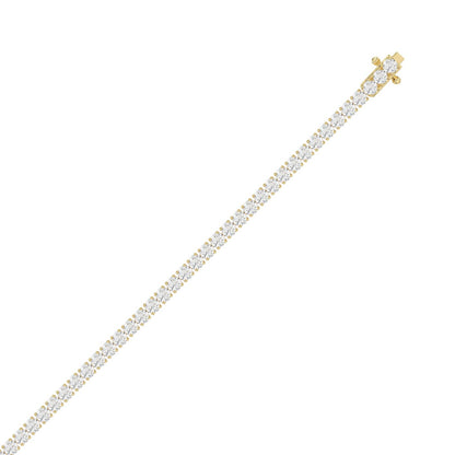 18K Yellow Gold, flat view