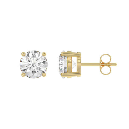 18K Yellow Gold, flat view