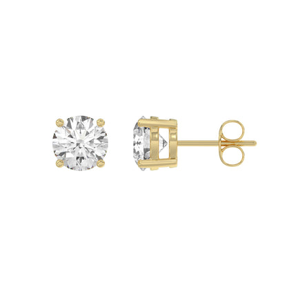 18K Yellow Gold, flat view
