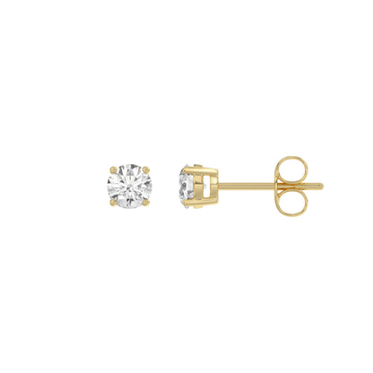 18K Yellow Gold, flat view