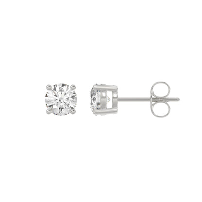 18K White Gold, flat view