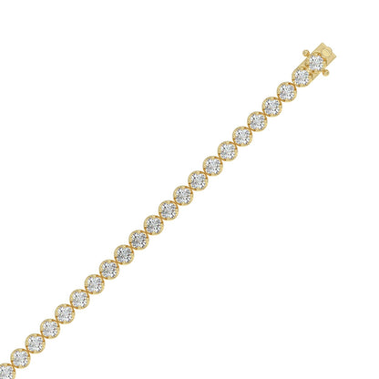 18K Yellow Gold, flat view