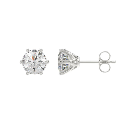 18K White Gold, flat view