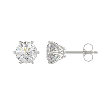 14K White Gold, flat view