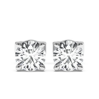 Natural Diamond Stud Earrings